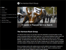 Tablet Screenshot of harrisonrush.com